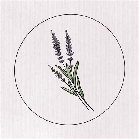 Three Lavender Stems in 2024 | Lavender tattoo, Circle tattoo, Fine line tattoos