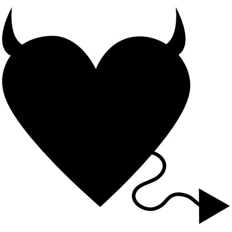 Devil Heart With Tail Sticker