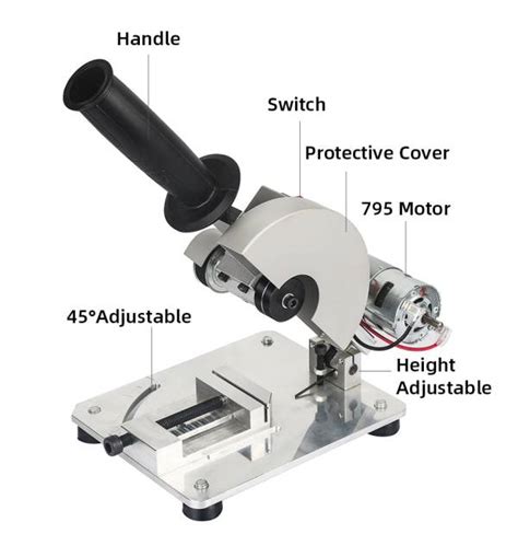 DIY Micro Cutting Machine Mini Small Aluminum Alloy Table Saw - RobotDigg