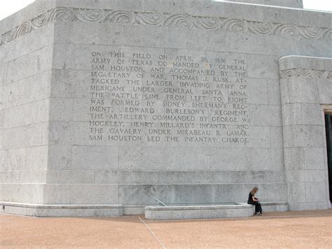 Engraved frieze on the San Jacinto Monument, On This Field - Side 1 of 1 - The Portal to Texas ...