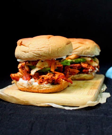 Curried Jackfruit Burger - Holy Cow Vegan