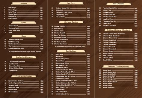 Tandoori Restaurant Islamabad- Menu, Location and Address