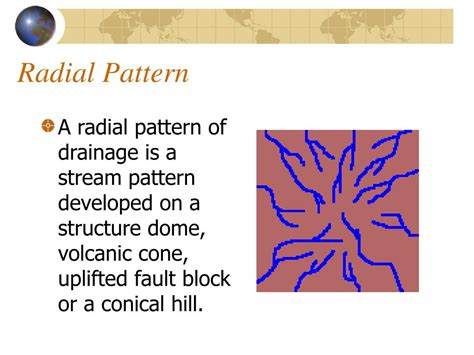 Radial Drainage Pattern