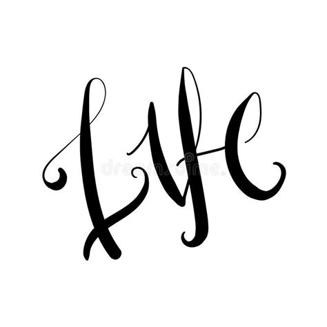 Lettering Word Life Doodle Vector Illustration Stock Vector - Illustration of life, simple ...