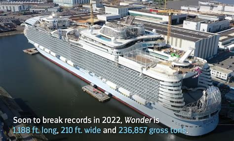 Video Construction Update of the World's Largest Cruise Ship