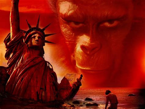 Wallpaper : red, mythology, Planet of the Apes, 1968, screenshot ...