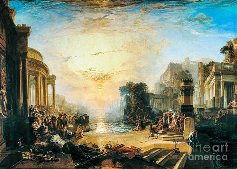 The Decline of the Carthaginian Empire by J. M. W. Turner Painting by Orca Art Gallery - Fine ...