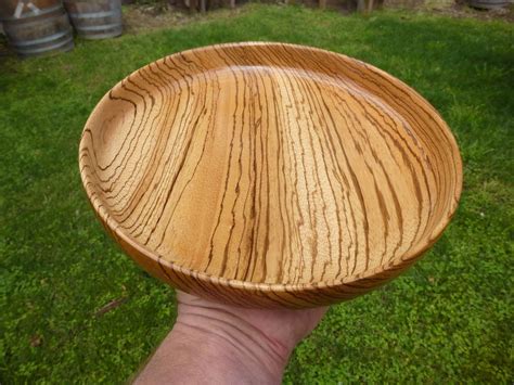 Hand Crafted Zebra Bowl by Erik Anderson Woodturning | CustomMade.com