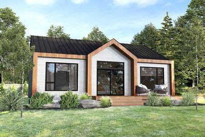 Plan 80977PM: 2-Bedroom Modern Ranch Home Plan with Open Deck | Cottage style house plans, Ranch ...