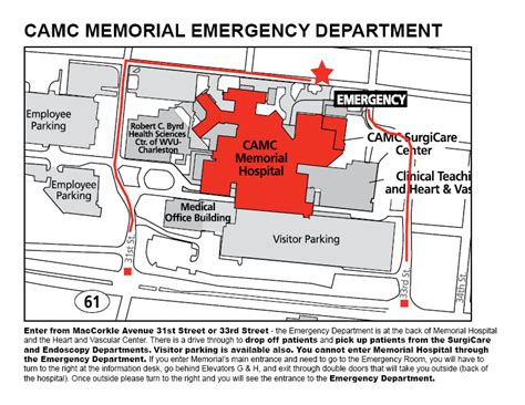 Memorial Hospital Campus Map