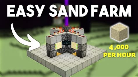 SAND FARM 1.19 - Minecraft Bedrock & Pocket Edition (Unlimited Sand ...