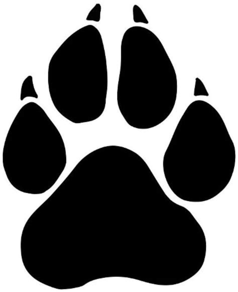 Panther Paw SVG - Etsy