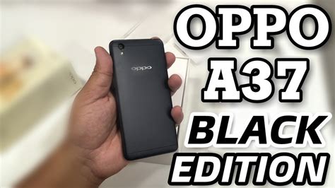 Oppo A37 Black Edition New Launch Unboxing & First Look - YouTube