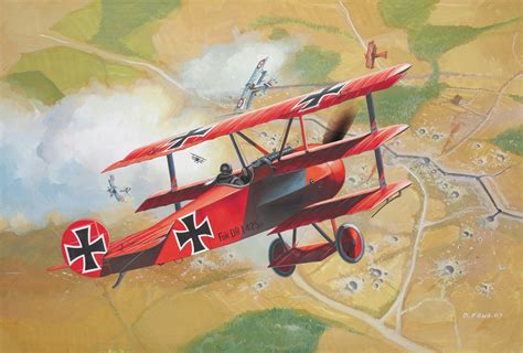 HD wallpaper plane red baron triplane first world