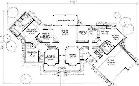 The Ross 4427 - 4 Bedrooms and 3.5 Baths | The House Designers - 4427