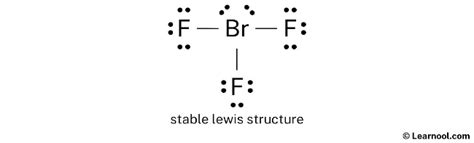 BrF3 Lewis structure - Learnool