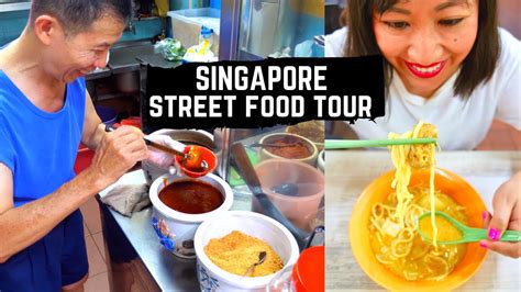 SINGAPORE STREET FOOD tour | Best street food in Singapore | UNIQUE ...