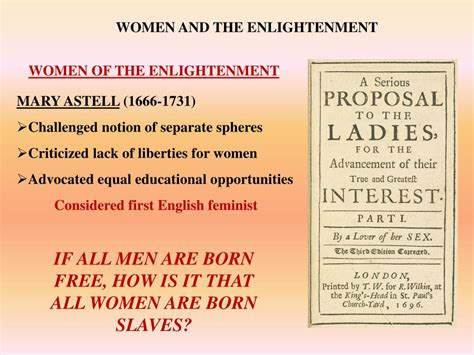 PPT - WOMEN AND THE ENLIGHTENMENT PowerPoint Presentation, free download - ID:5283311