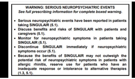 Singulair’s dangerous side effects: allergy medicine can cause ...