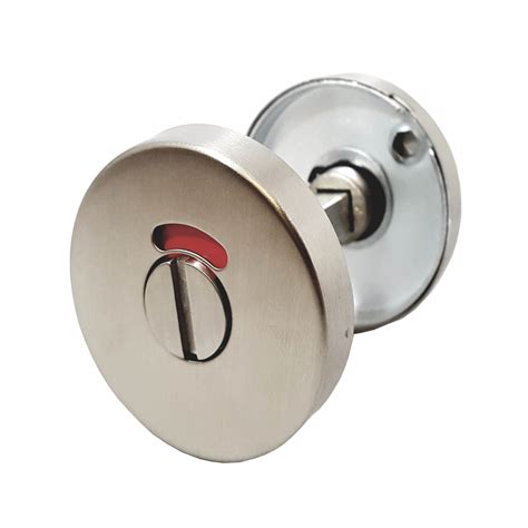 Toilet Turn & Release Cubicle Door Lock | lathamshardware.co.uk