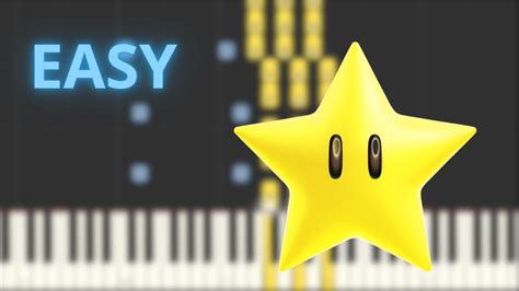 3 Levels of Super Mario Star Theme - Piano Tutorial - From Easy to Complete - YouTube