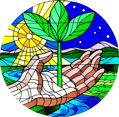 This Sunday's Bulletin - Stained Glass Clipart - Full Size Clipart (#73575) - PinClipart