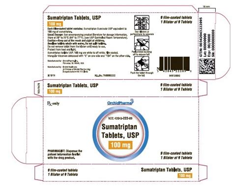 Sumatriptan - FDA prescribing information, side effects and uses