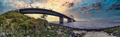 Fehmarnbelt Bridge On The Island On Fehmarn... Stock Photo | Adobe Stock