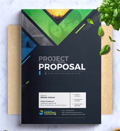 MS Word Project Proposal Template | Project proposal template, Proposal ...