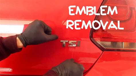 How to remove car Emblems!!! - YouTube