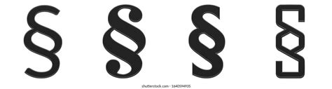 Black Paragraph Signs 3d Illustration Isolated Stock Illustration 2293136157 | Shutterstock