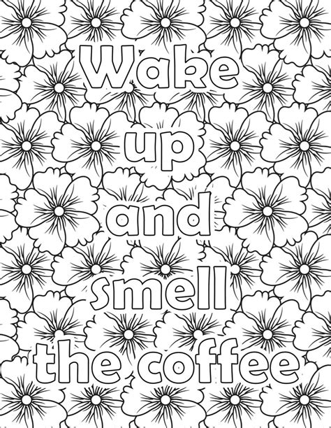 Coffee Quotes, Coffee Lovers, Coloring Books, Fun, Etsy, Vintage ...