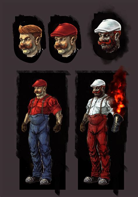 Mario redesign by Konnee on DeviantArt