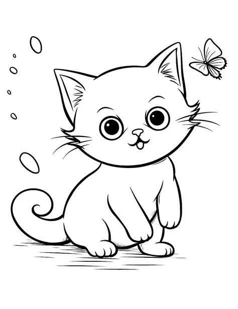 75 Cat Coloring Pages: Fun Printable Sheets