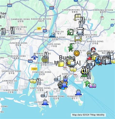 Busan Travel Map