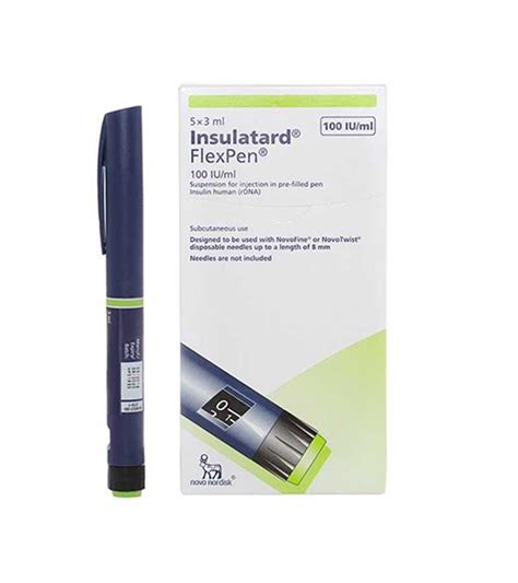 Insulatard Flexpen 100IU 3ml | Wealzin