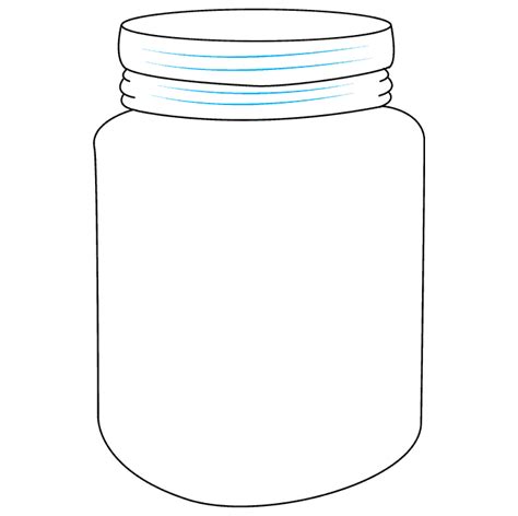 Learn How to Draw Mason Jar - Easy Step-by-Step Drawing Tutorial for Kids and Beginners Home ...