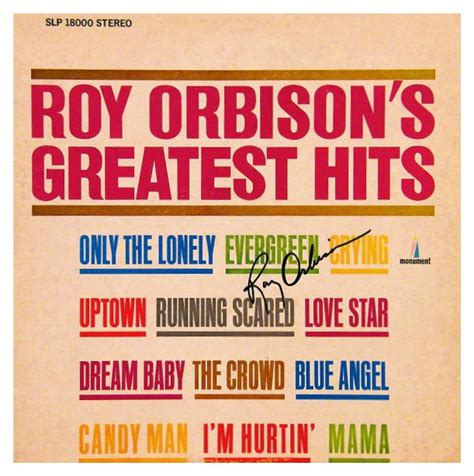 Roy Orbison – Roy Orbison's Greatest Hits, Hand Signed By Roy OrbisonROCK STAR gallery