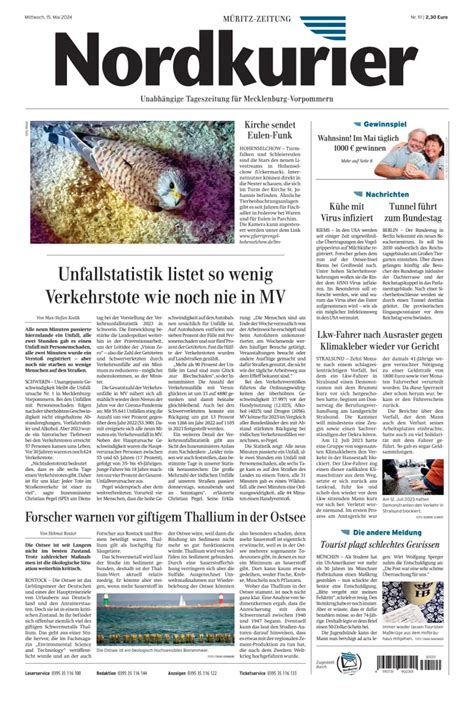 Nordkurier Müritz-Zeitung Subscription | PressReader