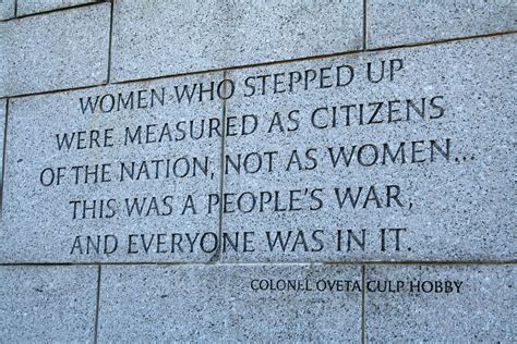 WWII Women quote | Having served as a woman in a man's "worl… | Flickr