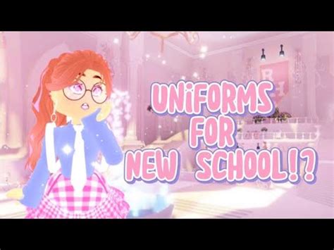 Royale High School Uniform Ideas You MUST TRY for the New Royale High Campus! 👑👗 - YouTube