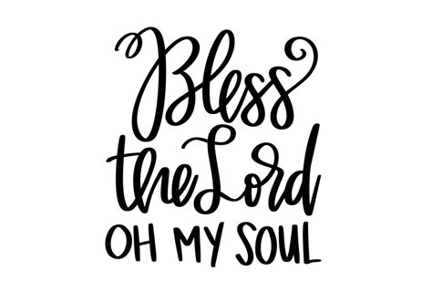 Bless the Lord Oh My Soul Vinyl Decal for Cars, Faith Decals, Christian Decals, Christian ...