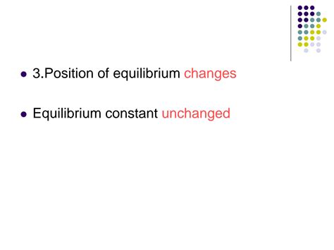 SOLUTION: Factors affecting equilibrium - Studypool