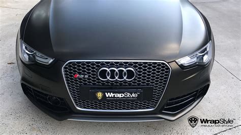 Audi RS5 - Black Metallic wrap | WrapStyle