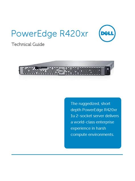 Dell PowerEdge R420xr Technical Guide | PDF | Computer Data Storage ...