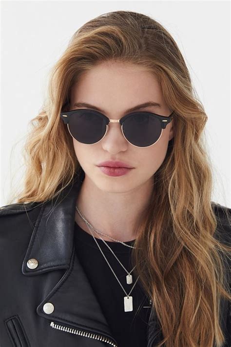 Round Half-Frame Sunglasses | Best Sunglasses For Women 2019 | POPSUGAR ...