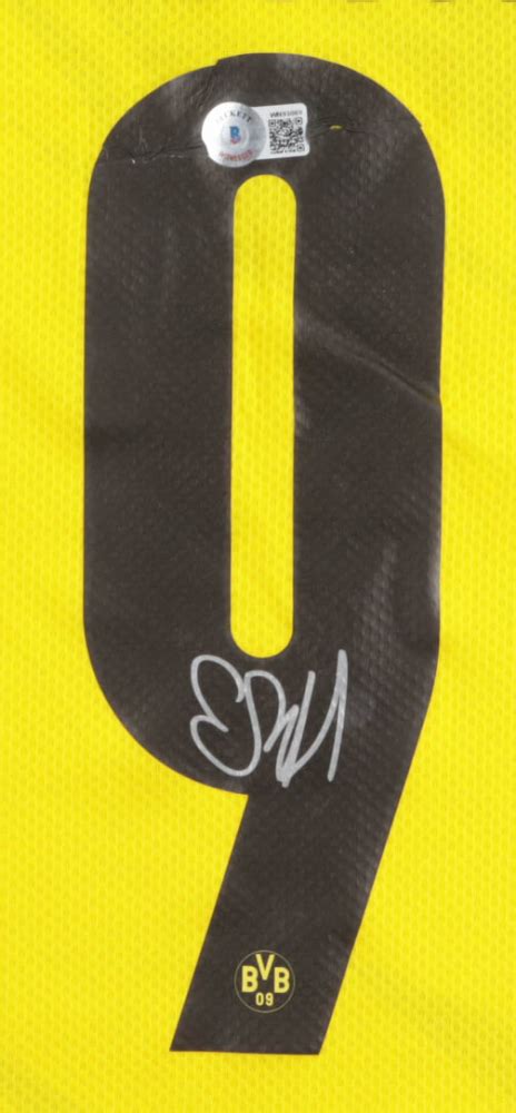 Erling Haaland Signed Borussia Dortmund Jersey (Beckett) | Pristine Auction