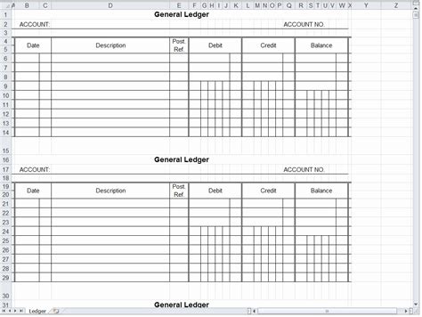 50 Excel Income And Expense Ledger