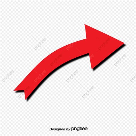 Red Arrow Pointing To The Right, Red Clipart, Direction, Identification PNG and Vector with ...