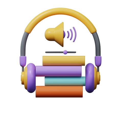 Audiobook icon 3d 17217147 PNG